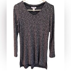 💕 Motherhood Maternity Long Sleeve Tunic Top | Gray | EUC